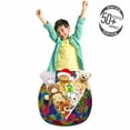 thumbnail image 3 of Funky Storage Toy Bag Chair, Grunge Murky Sketchy Geometric Forms with Hand Drawn Lines Image Art, Stuffed Animal Organizer Washable Bag, Small Size, Multicolor, by Ambesonne, 3 of 3