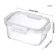 thumbnail image 4 of Mouliraty Bento Boxes Lonchera Hermética para Refrigerador, Caja Rectangular para Cocina, Caja de Almacenamiento, Lonchera para Hombres, Niños y Mujeres, Electrodomésticos de Cocina en Liquidación, 4 of 8