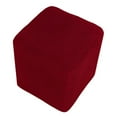 thumbnail image 1 of Housse Extensible pour Tabouret Repose-Pieds Rouge, 1 of 6
