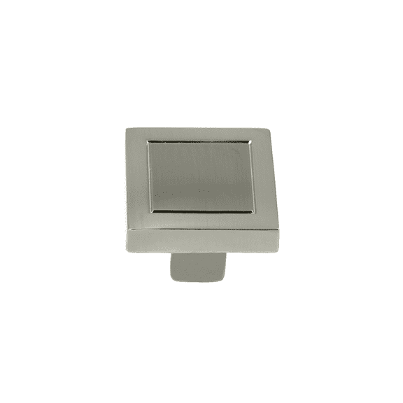 Laurey 72828 0.88 in. Cosmo Square Knob - Satin Nickel