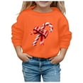 thumbnail image 1 of MIASHUI Chandails en Molleton d'Hiver pour Filles, Chandail à Capuchon de Noël Confortable avec Imprimé Flocon de Neige, Design Tendance pour Enfants, 1 of 4