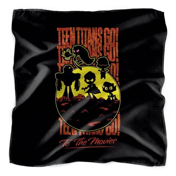 Teen Titans Go! Titans Silhouette Bandana (21 in x 21 in)