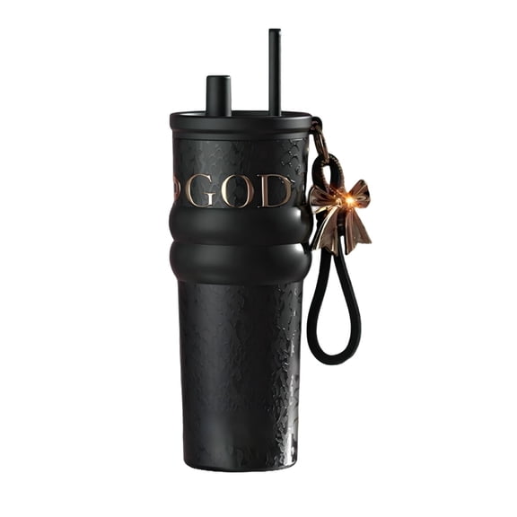 High-Quality Ceramic-Interior Ice Tumbler for Women, Lightweight Luxury Portable Straw Cup, Premium Cold Drink Tumbler