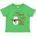 thumbnail image 3 of Inktastic Christmas Let It Snow Cute Snow Man with Snowflakes Boys or Girls Toddler T-Shirt, 3 of 5