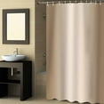 thumbnail image 2 of Fabric Shower Curtain Khaki Beige Ombre Solid Color Gradient Modern Art Shower Curtains with 12 Hooks Waterproof Machine Washable Bath Curtains for Bathroom, 54 x 78in, 2 of 6