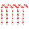 thumbnail image 4 of 5 Pcs Ballons de Canne de Noël Gonflables Décoration de Fête à la Maison, 4 of 8
