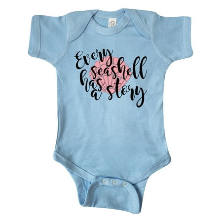 

Inktastic Every Seashell Has a Story Gift Baby Boy or Baby Girl Bodysuit
