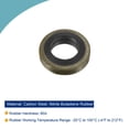 thumbnail image 3 of Uxcell M6 11.5x4.9x2mm Carbon Steel Nitrile Rubber Bonded Sealing Washers, 10 Pack, 3 of 5