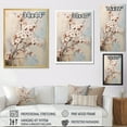 thumbnail image 4 of Designart "Simplistic Ash And Taupe Cherry Blossom II" Cherry Blossom Canvas Prints, 4 of 7