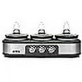 thumbnail image 3 of BELLA Mijoteuse Triple et Serveur de Buffet, 3 X 1,5 QT Manuel en Acier Inoxydable, 3 of 5