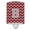 Crimson & Grey, variant on Caroline's Treasures CJ1041-BCNL Letter B Chevron Purple and Gold Ceramic Night Light, 6x4x3", multicolor