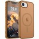 thumbnail image 1 of Chenchen Magnetic for iPhone 17e Case/iPhone 16e Case (Compatible with MagSafe)(Military Grade Drop Protection) Slim Translucent Matte Shockproof with Anti-Fingerprint Phone Case,Brown, 1 of 1