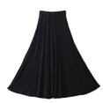 thumbnail image 2 of Maoxin Skirts for Women Women's Solid Color Fashionable Large Skirt With Loose Pockets Long Skirt ,Black,Free Size, 2 of 3