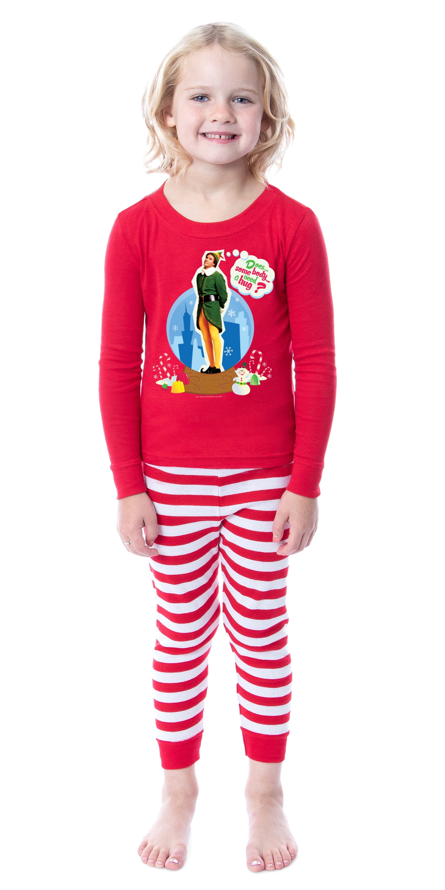 Elf The Movie Film Christmas Hug Sleep Tight Fit Family Pajama Set
