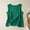 Green, variant on Sakmal Tank Tops for Women Cute Crew Neck Cotton Linen Shirts Solid Green Spring Womens Tank Tops L