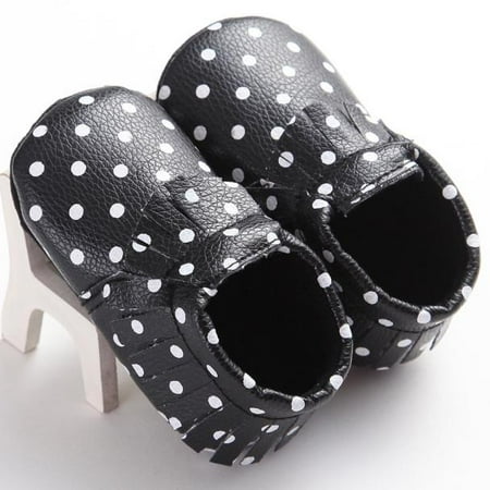 

zuwimk Toddler Shoes Boys and Girls Oxford Shoes PU Leather Loafers Dress Shoes are Suitable for Crawling Black Red