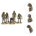 thumbnail image 2 of Modèle de Personnes Primitives Dorées Simulation Homme Singe Ornement Jouet Éducatif pour Enfants Outil d'Enseignement 5 Pcs, 2 of 8