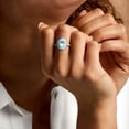 thumbnail image 2 of Ross-Simons 1.40 Carat Sky Blue Topaz Ring With Pastel Blue Enamel in 18kt Gold Over Sterling, Women's, Adult, 2 of 5
