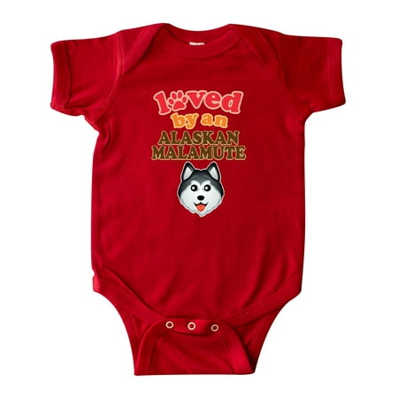 

Inktastic Alaskan Malamute Dog Lover Gift Baby Boy or Baby Girl Bodysuit