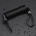 thumbnail image 4 of tamizeot Steel Wire Strip Rope for Protection Metal Port Small Compact Lightness Strips Utility Helmet Motorcycle Disc Brake Lock Green, 4 of 6
