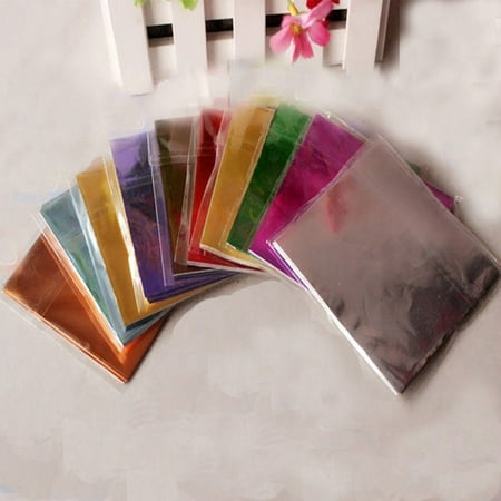 Kimono Gold Foil - Heepo 100Pcs Multi-color Aluminum Foil Candy Paper Chocolate Sweets Package Wrappers