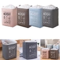 thumbnail image 2 of Collapsible Laundry Hamper Basket Storage Clothes Bag Washing Bin Toy Organiser, 2 of 4