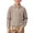 Khaki, variant on Mooqilaa Boys Long Sleeve Polo Shirts Size 10-12, School Uniform Half Zip Casual Collared Fall Tops Gray