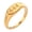 Gold-444, variant on Women's Stainless Steel Oval Angel Number Rings 888 Numerology Jewelry Gold Size 8