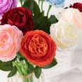 thumbnail image 2 of Beautiful Artificial Peony Rose Bouquet for Parties Weddings and Home Decor, 2 of 12