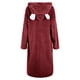 thumbnail image 5 of Batas de moda para mujer, bata de baño alargada, mantiene el calor, solapa, mismo estilo para hombres y mujeres, pijama de manga larga para mujer., 5 of 5