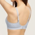 thumbnail image 4 of PMVFHDE Large Size Comfortable Breathable Smooth Bra for Women Daily Leisure Wear Seamless Non-Wired Supportive Full Coverage Underwear Light Blue - 40, 4 of 5