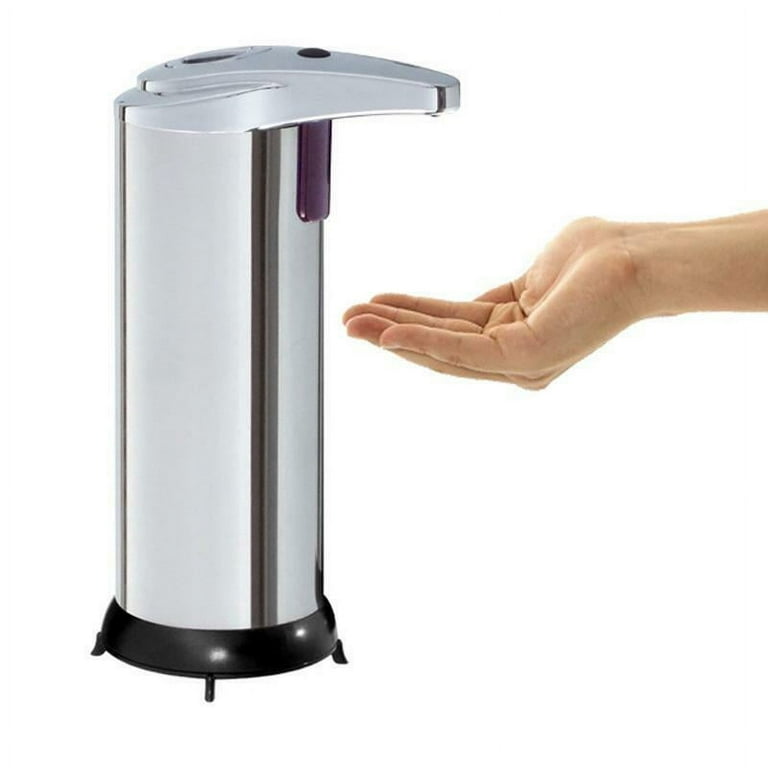 LIGHTSMAX Stainless Steel Automatic Touchless Soap Dispenser Adjustable Setting