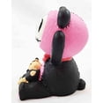thumbnail image 5 of Furrybones Black and Pink Panda Pandie Voodoo Skeleton Monster Ornament Figurine, 5 of 5