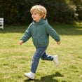 thumbnail image 6 of MexChoioe Kids Loose Hooded Jacket Zip Up Long Sleeve Outerwear with Pockets Spring Fall Lightweight Casual School Daily Coat for Boys, 6 of 6