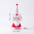 thumbnail image 7 of 2Pcs Valentine's Day Gnomes Decor, Decorations Standing Valentine's Desktop Room Decoration Living Post Day Bedroom Home Decor Christmas Hanging Ornament, 7 of 7