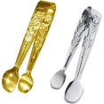 thumbnail image 1 of 2PCS Mini Serving Tongs,4-Inch Stainless Steel Mini Non-Slip Sugar Tong for Coffee Sugar, 1 of 5