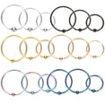 thumbnail image 1 of JUNWELL18Pcs Nose Rings Loops Body Piercing Jewelry Stainless Steel Nose Studs for Women Men, 1 of 8