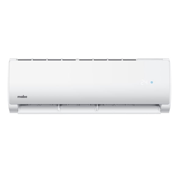 Aire Acondicionado Mini Split Tradicional Frío-Calor 220 V 1.5 Toneladas (18,000 BTU) Blanco Mabe - MMT18HDBWCAM1