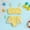 Yellow, variant on Girls Tankini Swimsuits 2Pcs Criss Cross with Adjustable Strap Bikini Clothes for Toddler Girl 5-6 Years