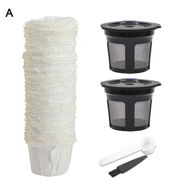 Flmtop Filtre à Café Réutilisable Gobelets en Papier Jetables pour Machine à Café Série KEURIG