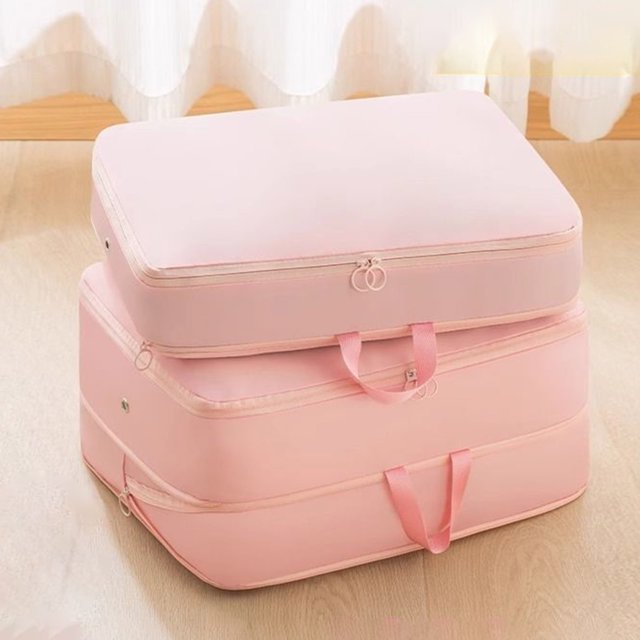 Cheers Self Compression Organizer Storage Bag Large-capacity Moisture-proof Zipper Closure Coats Storage Bag Quilt Packing Bag