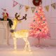 thumbnail image 4 of 1PC Christmas Iron Reindeer Elk Led Light Holiday Shopping Mall Shop Window Decoration Deer Lamp Ornaments Decor for Home, 4 of 5