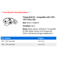 thumbnail image 2 of Timing Belt Kit - Compatible with 1993 - 1997 Volvo 850 1994 1995 1996, 2 of 2