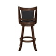 thumbnail image 4 of Boraam Avianna Counter Height High Back Swivel Wood Counter Stool, Cappuccino Finish, 4 of 6