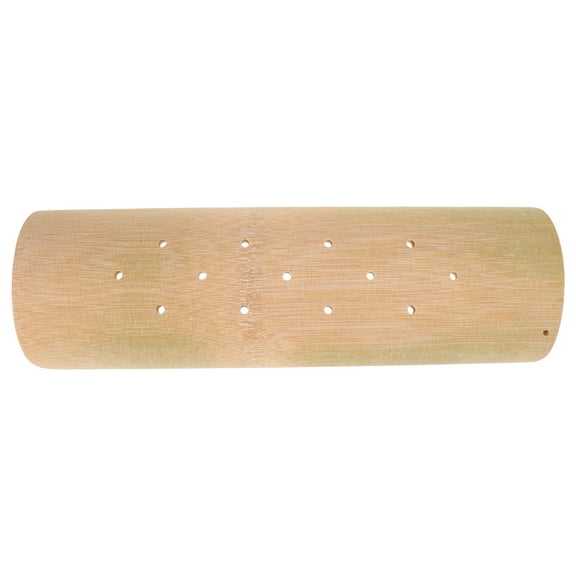 FRCOLOR Bamboo Neck Support Pillow for Spa with Cervical Comfort and Breathable Cooling Beige Small Size