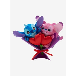 Lilo & Stitch – Peluche 11'41 “/ 29cm Angel plush toys (pink) Super soft  quality both with sound – TopToy