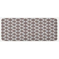 thumbnail image 1 of Paisley Kitchen Mat, Wall Paper Like Design with Ornamental Floral Classical Tribal Pattern Image, Plush Decorative Kitchen Mat with Non Slip Backing, 47" X 19", Multicolor, by Ambesonne, 1 of 1