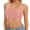 Pink, variant on JIKNTTR Bras for Women Comfort Seamless Bra Strapless Bra With Clear Strap Convertible Bra Push Up Padded Underwire Bralette Soft Everyday Bralettes