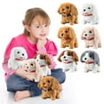 thumbnail image 3 of A Electric Walking Plush Dog Pet Toy For Kids Simulation Barking Interactive Baby Toddler, 3 of 3