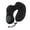 Black, variant on Inflatable Aircraft Pillow, Neck Travel Pillow Head and Neck Support Pillow in Flight, Small Shape Headrest Cushion